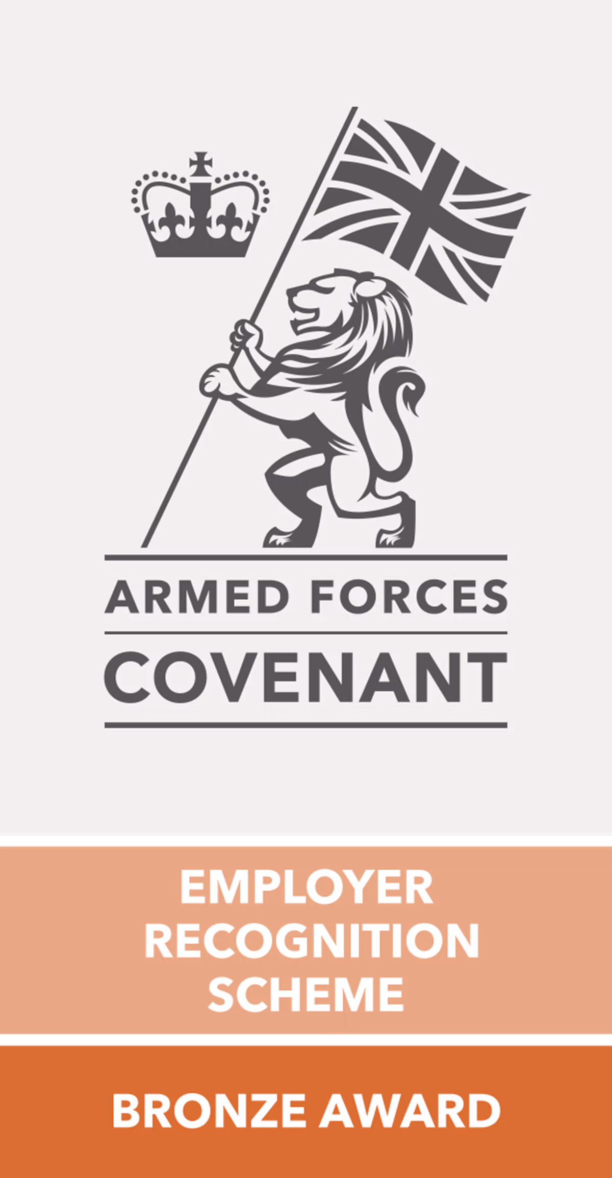 Armed forces recognition bronze award Armed Covenant logo