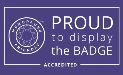 menopause-friendly-accredited-badge Menopause friendly logo